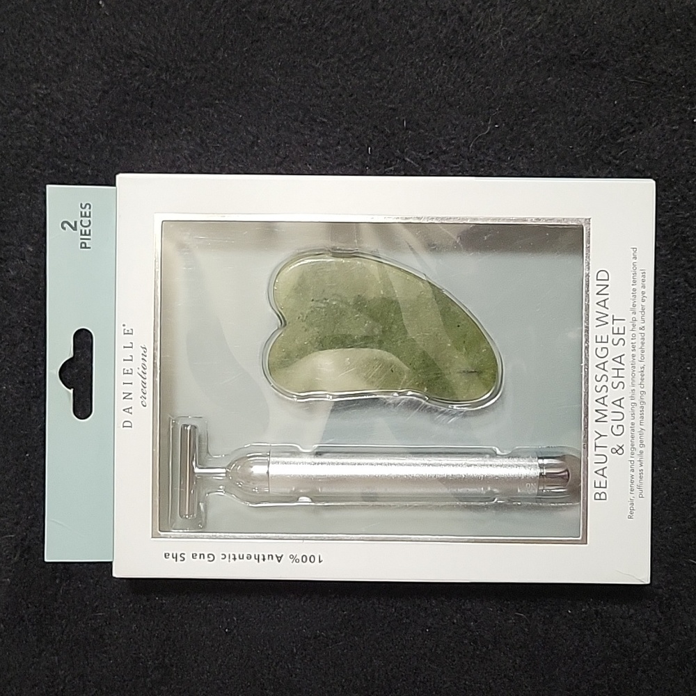 Danielle Creations Beauty Massage Wand & Gua Sha Set